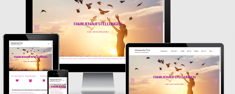 Webseite für Alessandra Fois Coaching