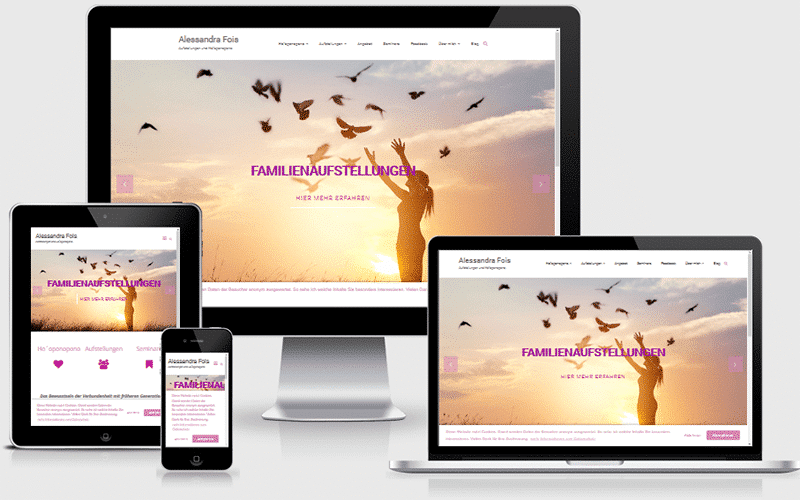 Webseite für Alessandra Fois Coaching